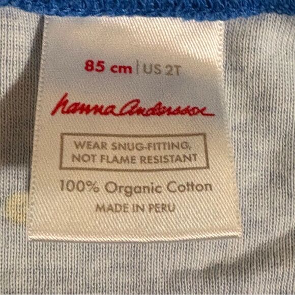 Hanna Andersson Blue Crocodile Kids 2T One Piece Full Zip Blue Green. - Picture 6 of 7